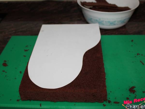 Tarta Piano - Preparación paso 5