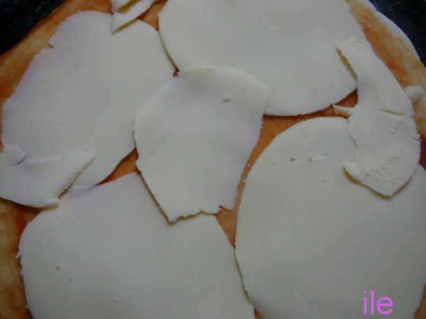 Pizza de espinaca a la italiana - Preparación paso 5