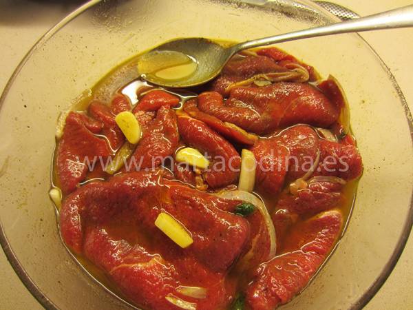 Dürüm de ternera - Preparación paso 1