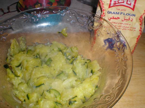 Tortilla de patatas vegana, sin huevo - Preparación paso 4