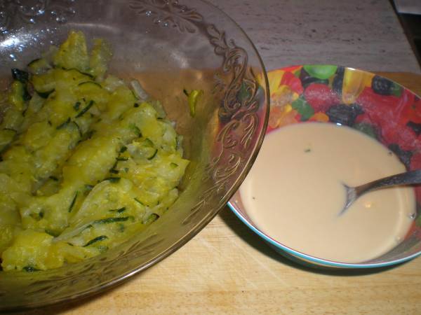 Tortilla de patatas vegana, sin huevo - Preparación paso 5