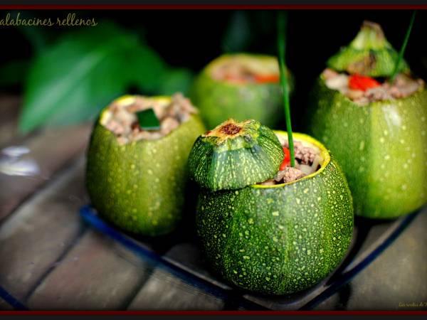 Calabacines rellenos de carne - Preparación paso 3
