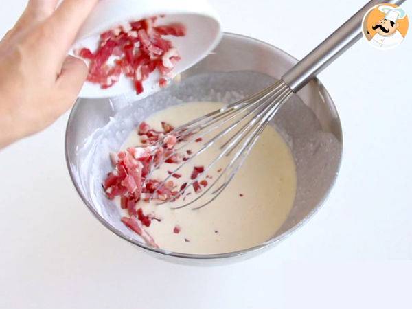 Quiche de Bacon - Preparación paso 3