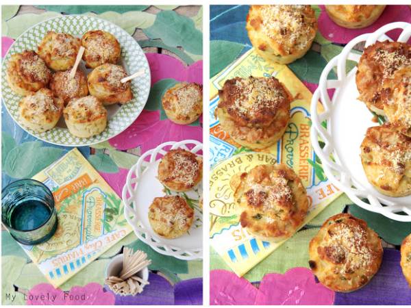 Muffins de Jalapeños y Queso de Cabra - Preparación paso 2