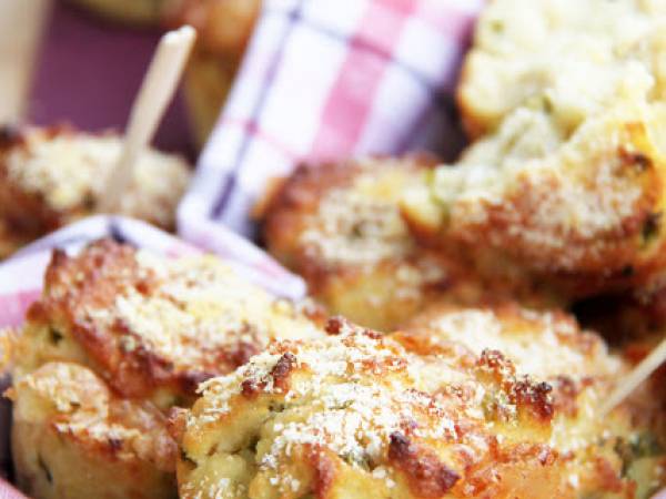 Muffins de Jalapeños y Queso de Cabra - Preparación paso 3