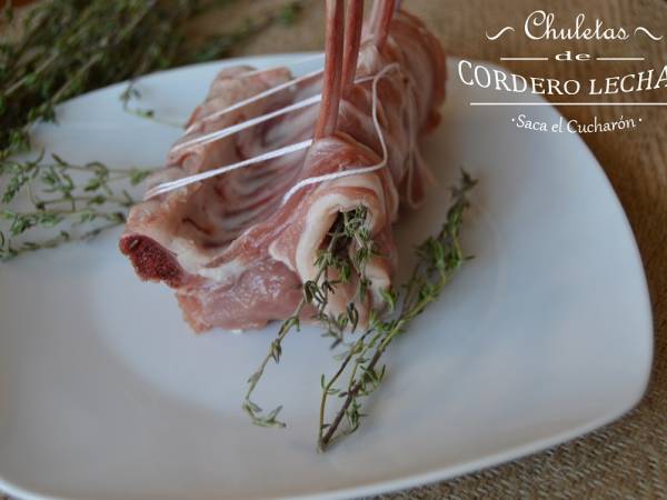 Chuletas de cordero con salsa de avellanas - Preparación paso 2