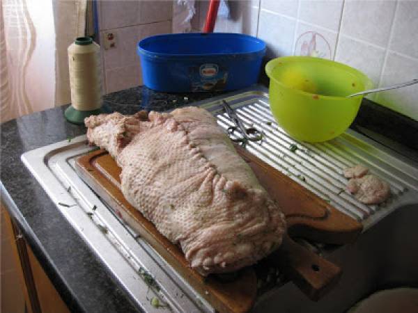 La porchetta - Preparación paso 3