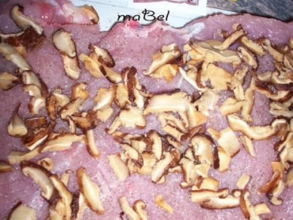 Pechuga de pavo rellena - Preparación paso 2