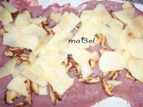 Pechuga de pavo rellena - Preparación paso 3