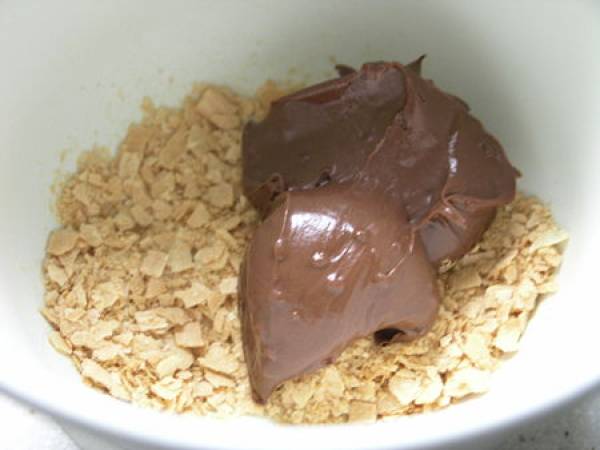 Bombons farcits de neules - Preparación paso 2