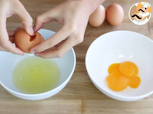 Tronco de Navidad relleno de Chantilly - Preparación paso 1