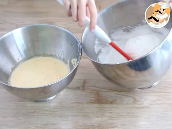 Tronco de Navidad relleno de Chantilly - Preparación paso 2