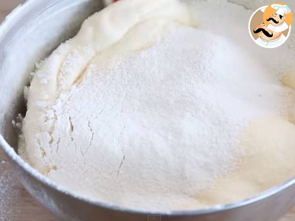 Tronco de Navidad relleno de Chantilly - Preparación paso 4