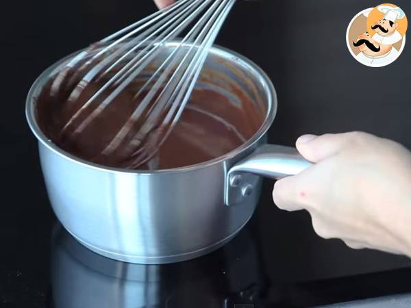 Tronco de Navidad relleno de Chantilly - Preparación paso 7