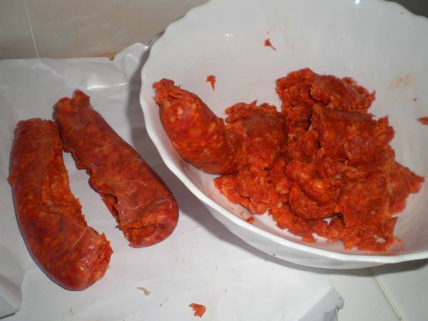 Empanadillas de chorizo - Preparación paso 2