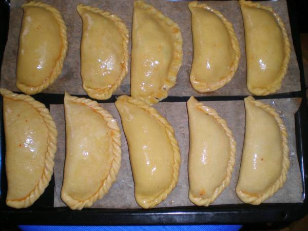 Empanadillas de chorizo - Preparación paso 8