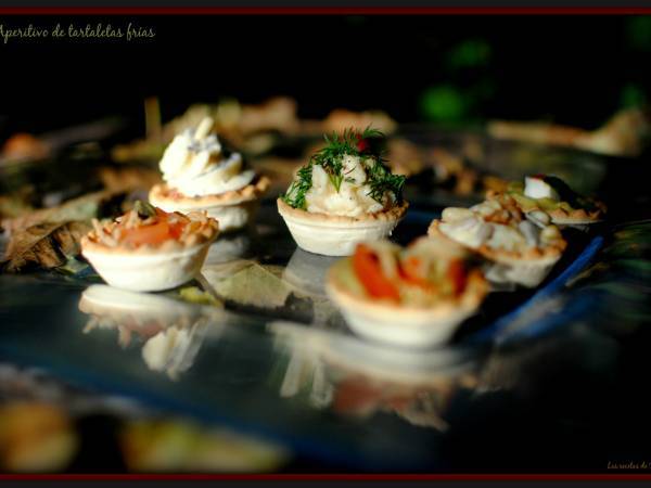 Aperitivo de tartaletas frías - Preparación paso 1
