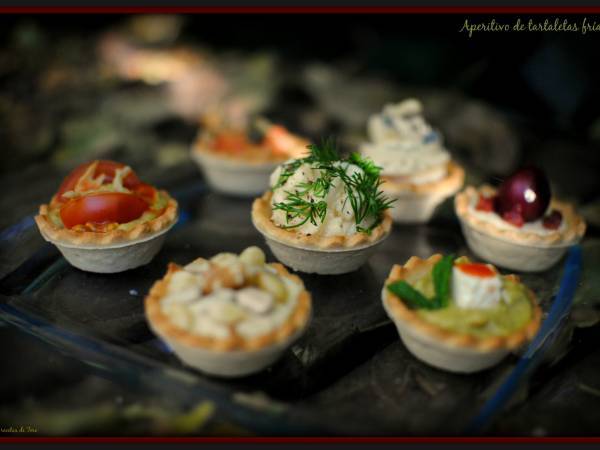 Aperitivo de tartaletas frías - Preparación paso 3