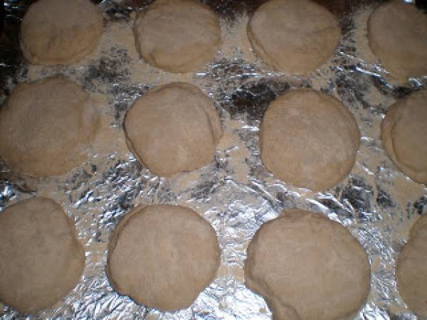 English muffins, bollos ingleses sin horneado - Preparación paso 2