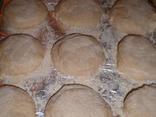 English muffins, bollos ingleses sin horneado - Preparación paso 3
