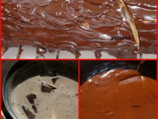 Tronco de navidad de galleta tostada - Preparación paso 6