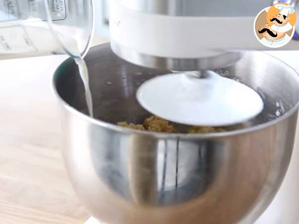 Roscón de Reyes relleno Chantilly para Navidad - Preparación paso 3