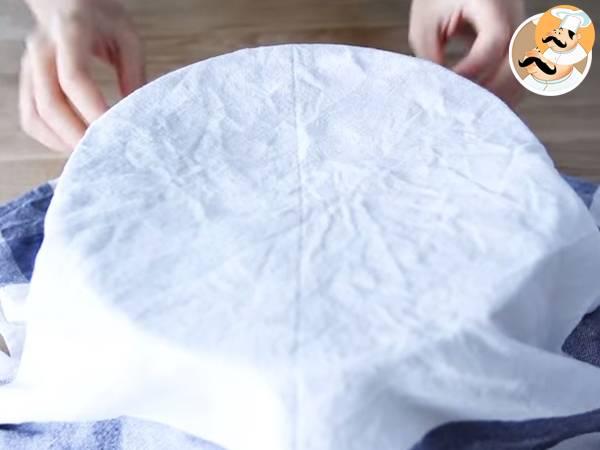 Roscón de Reyes relleno Chantilly para Navidad - Preparación paso 5