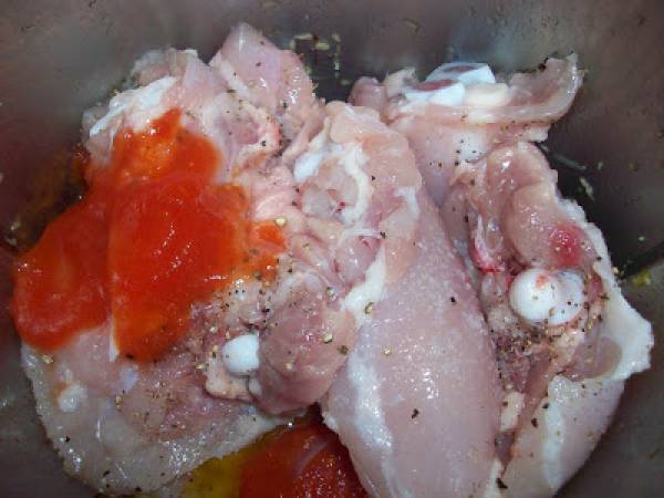 Pollo a la catalana en Thermomix - Preparación paso 1