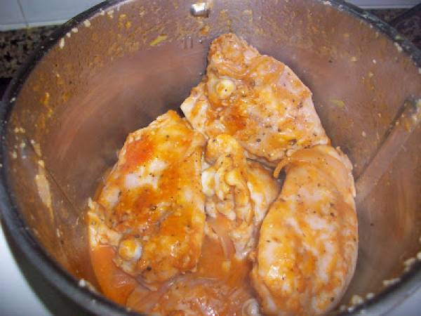 Pollo a la catalana en Thermomix - Preparación paso 2