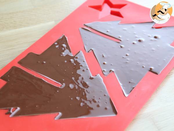 Árbol de Navidad de Chocolate 3D - Preparación paso 6