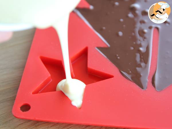 Árbol de Navidad de Chocolate 3D - Preparación paso 7