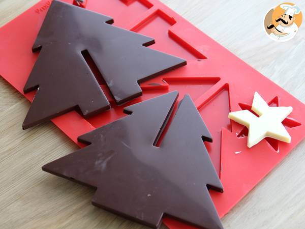Árbol de Navidad de Chocolate 3D - Preparación paso 10