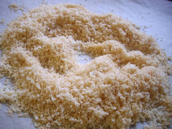 Bocaditos de merengue francés al coco - Preparación paso 1