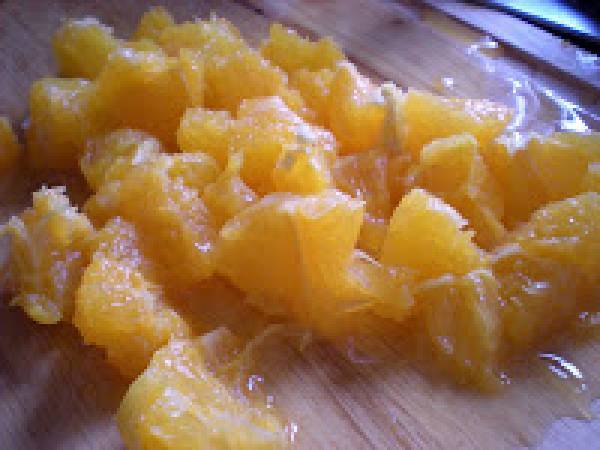 Ensalada de naranjas y garbanzos - Preparación paso 3