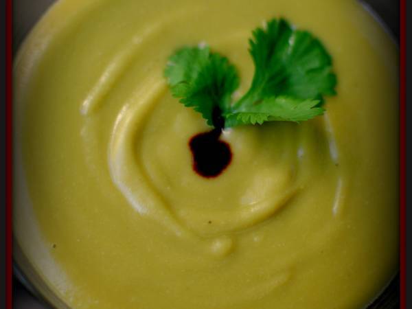 Crema de guisantes secos - Preparación paso 2