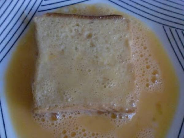 Torrijas con pan de molde - Preparación paso 4