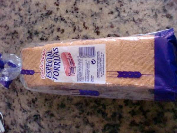 Torrijas con pan de molde - Preparación paso 1