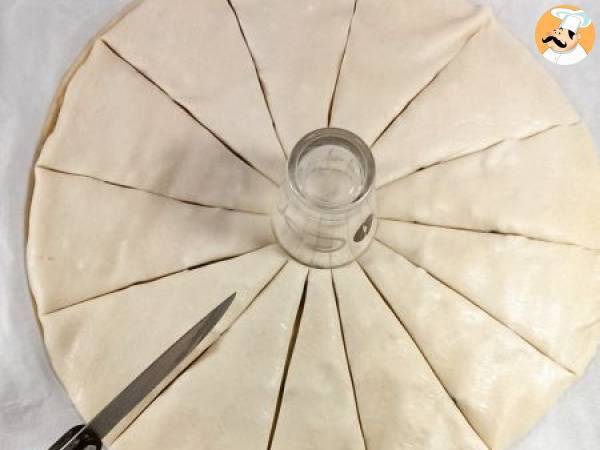 Galette du roi soleil de almendra y chocolate - Preparación paso 3