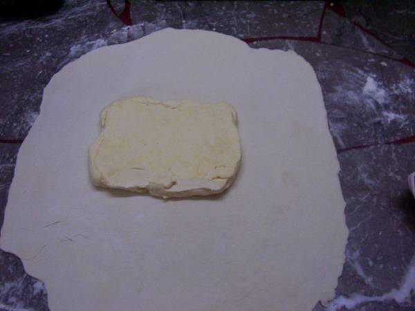 Masa de hojaldre, milhojas - Preparación paso 3