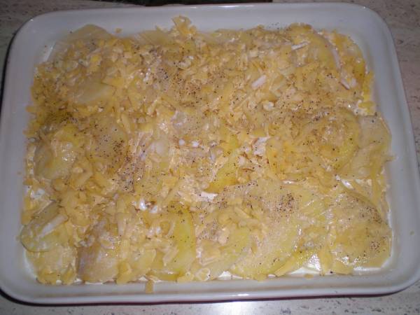 Gratén de patatas - Preparación paso 2