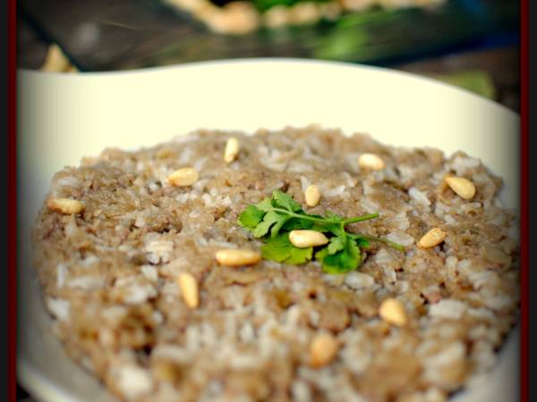 Sarma o dolma turca - Preparación paso 1