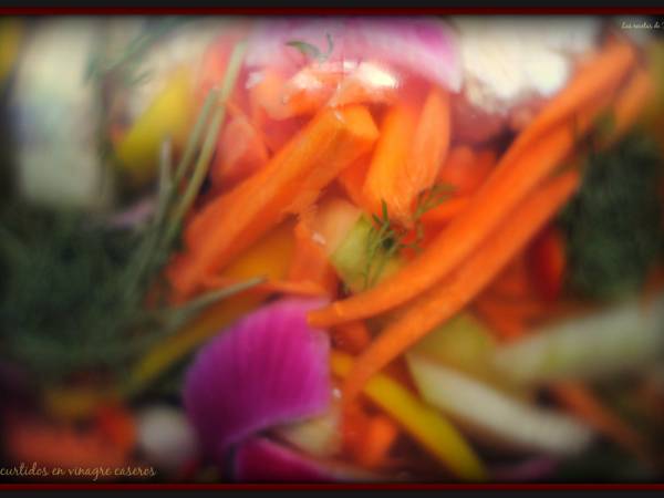 Encurtidos en vinagre caseros - Preparación paso 2