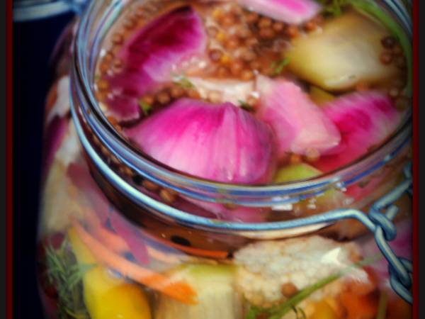 Encurtidos en vinagre caseros - Preparación paso 3