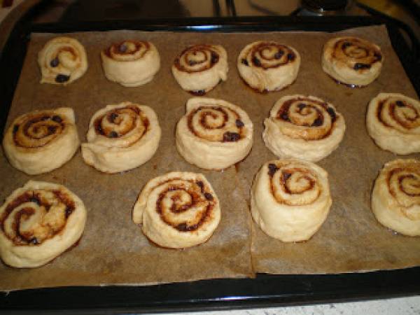 Caracolas de canela - Preparación paso 6