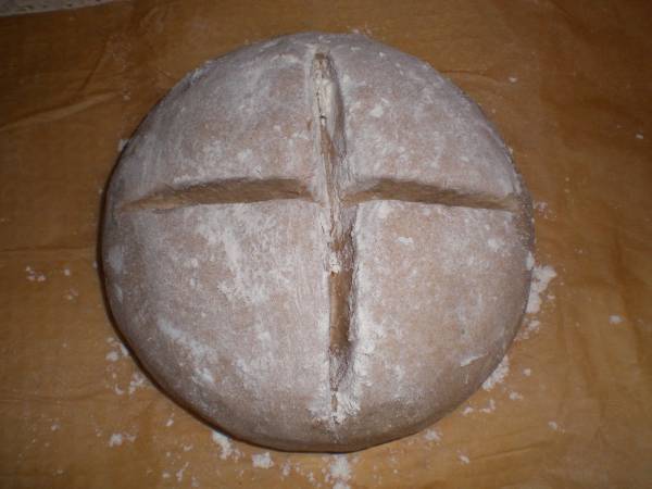 Pan alemán de centeno, Landbröt - Preparación paso 5