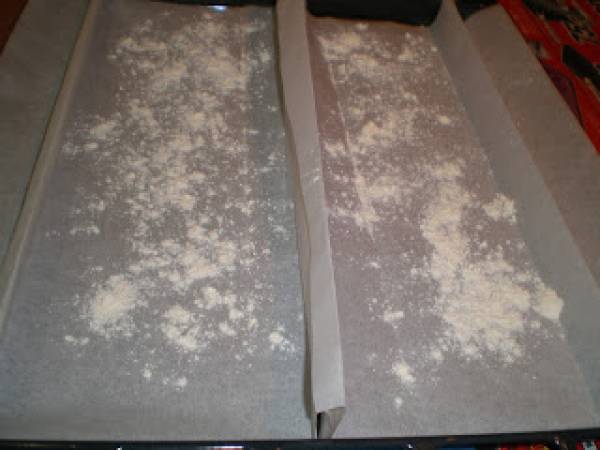 Pan chapata o ciabatta con tomate seco en aceite - Preparación paso 7