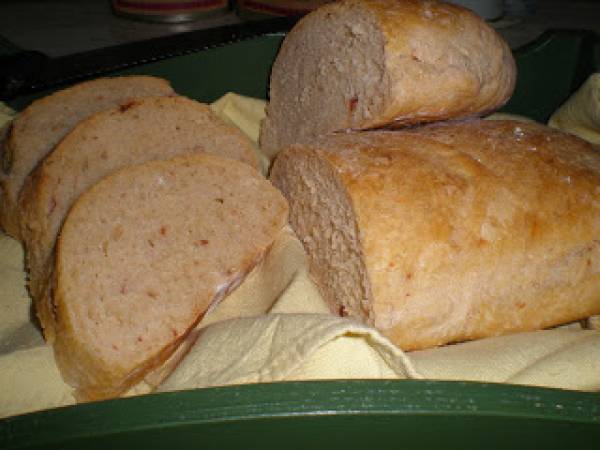 Pan chapata o ciabatta con tomate seco en aceite - Preparación paso 10