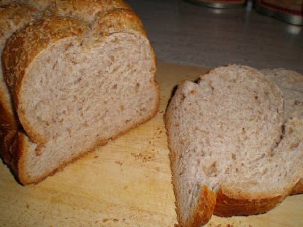 Pan integral en panificadora - Preparación paso 2