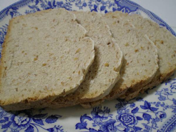 Pan de suero de leche con la panificadora del Lidl - Preparación paso 1