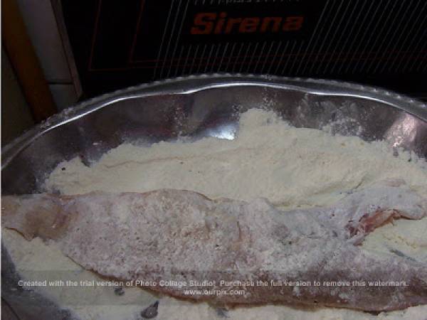 Merluza frita chilena - Preparación paso 3